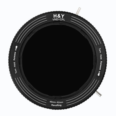 H&Y Filters RevoRing Variable ND3-ND1000 & Circular Polarizer Filter (58-77mm)-Variable Lens Adapter VND+CPL Filter-Kudos Cameras
