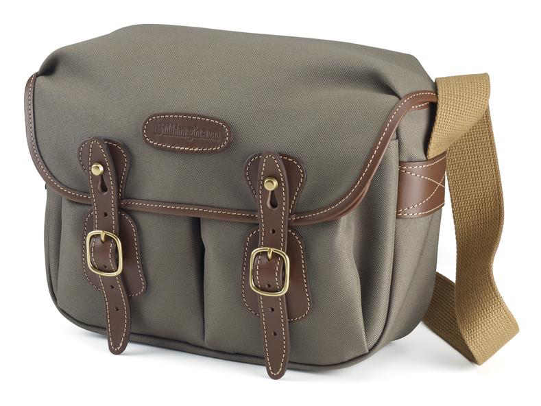 Billingham Hadley Small Camera Bag - Sage FibreNyte / Chocolate Leather