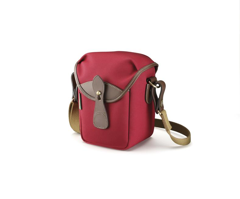 Billingham 72 Camera Bag - Burgundy Canvas / Chocolate Leather