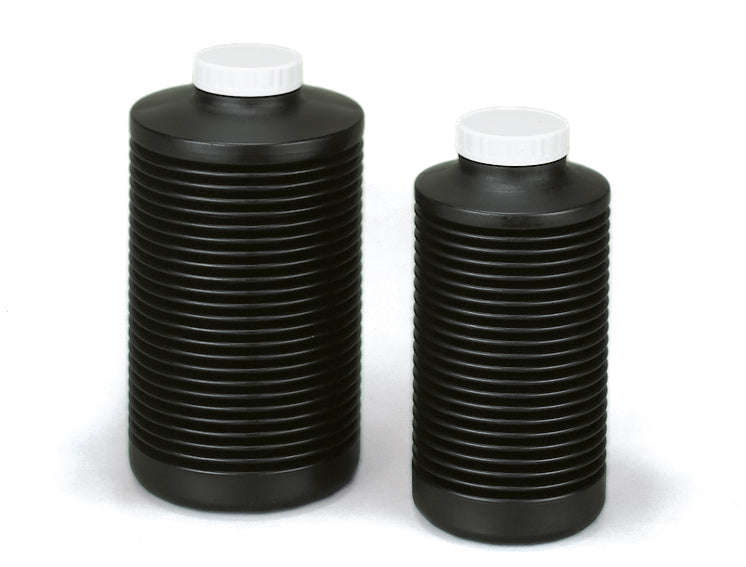 Kaiser Fototechnik 4199 Accordion Bottle, 900-2000 ml - Black-Darkroom Accessories-Kudos Cameras
