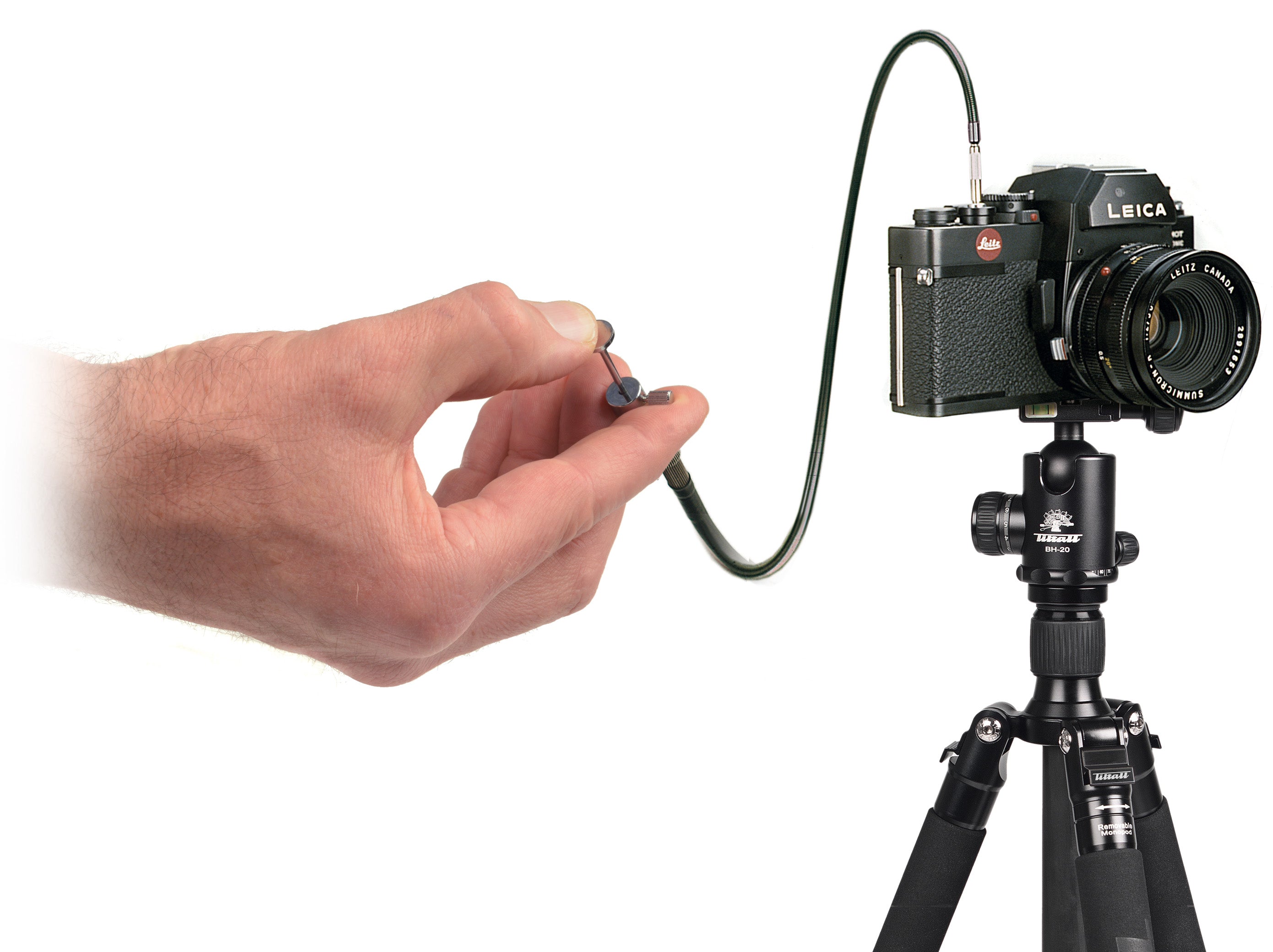Kaiser Fototechnik 6110 Cable Release with Locking Screw - 50 cm-Cable Releases-Kudos Cameras