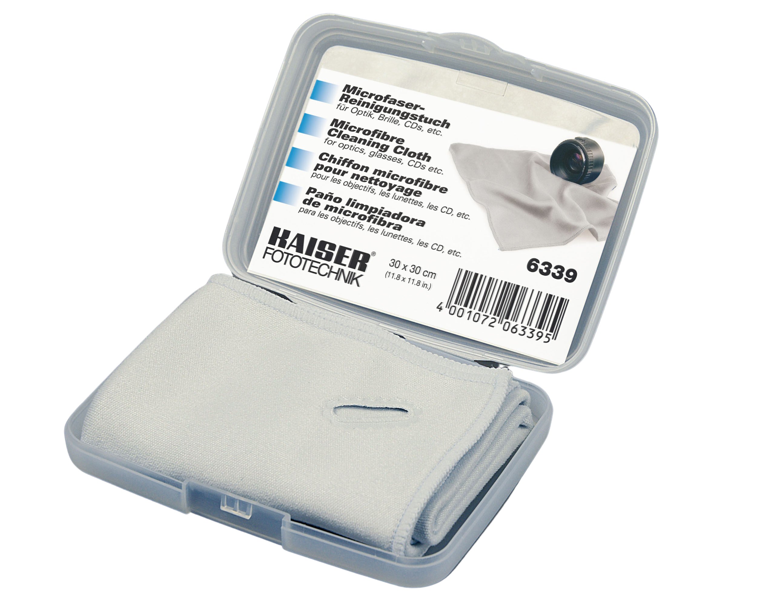 Kaiser Fototechnik 6339 Premium Micro Fibre Cleaning Cloth-Camera and Lens Cleaning Accessories-Kudos Cameras